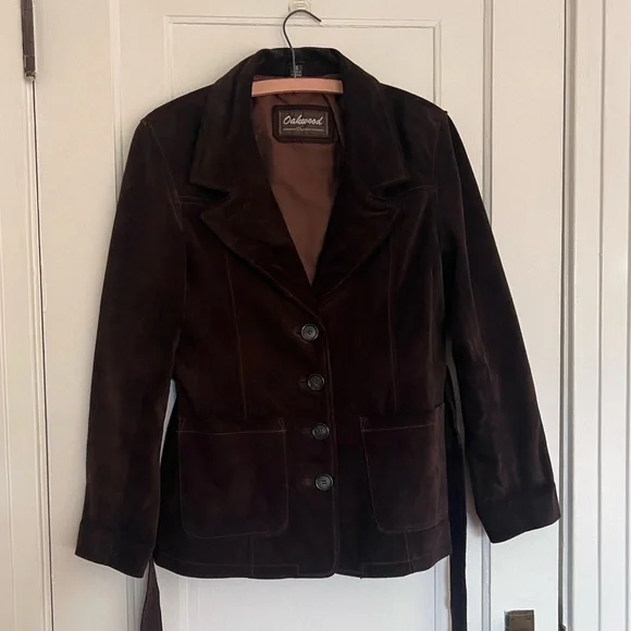 Vintage Suede Brown Jacket - Picture 10 of 11
